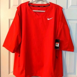 Nike Baseball Cage Jacket Mens Large Red